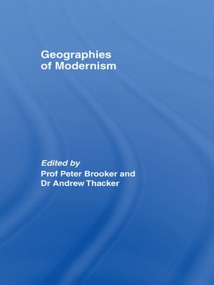 cover image of Geographies of Modernism